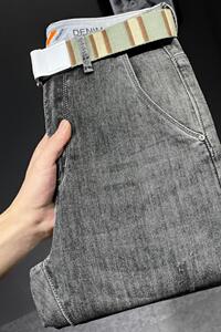 XZ304B-2-KA621BP65新品纯色高弹修身牛仔裤休闲裤高品质图片