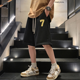DK79FP40新款刺绣休闲运动短裤男休闲宽松阔腿五分裤，男装休闲裤，星座304A