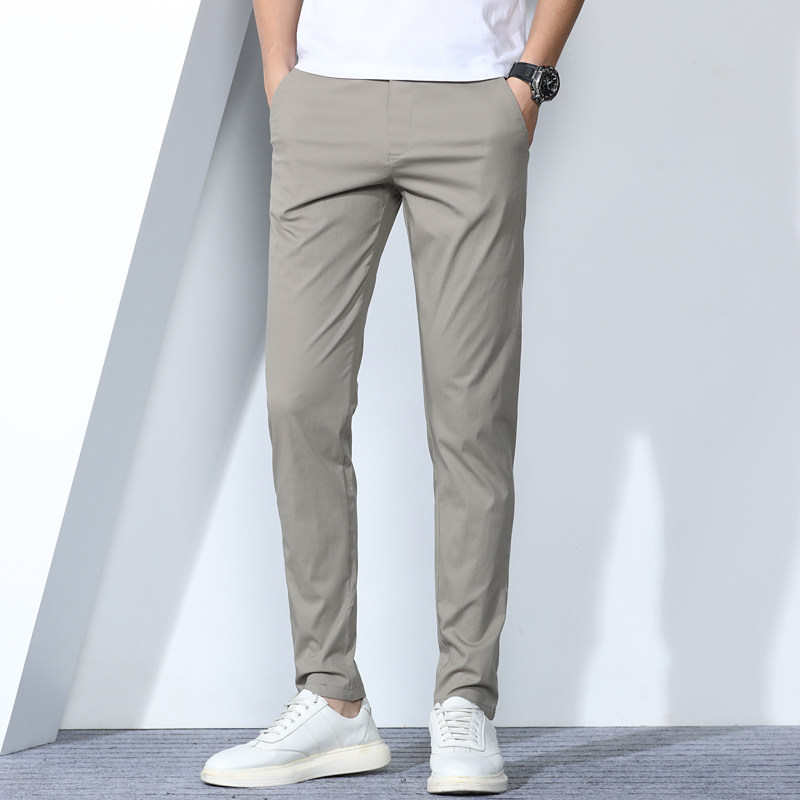 XZ304B-2-K1959P55新品弹力高棉透气男士商务休闲裤主推休闲裤，男装休闲裤，星座304A-1