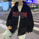 H198FP70新款开衫卫衣外套含棉66%连帽上衣休闲宽松，男装卫衣，星座304A