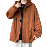 H186FP80新品户外冲锋衣夹克外套男休闲宽松纯色工装登山服外套，男装夹克，星座304A