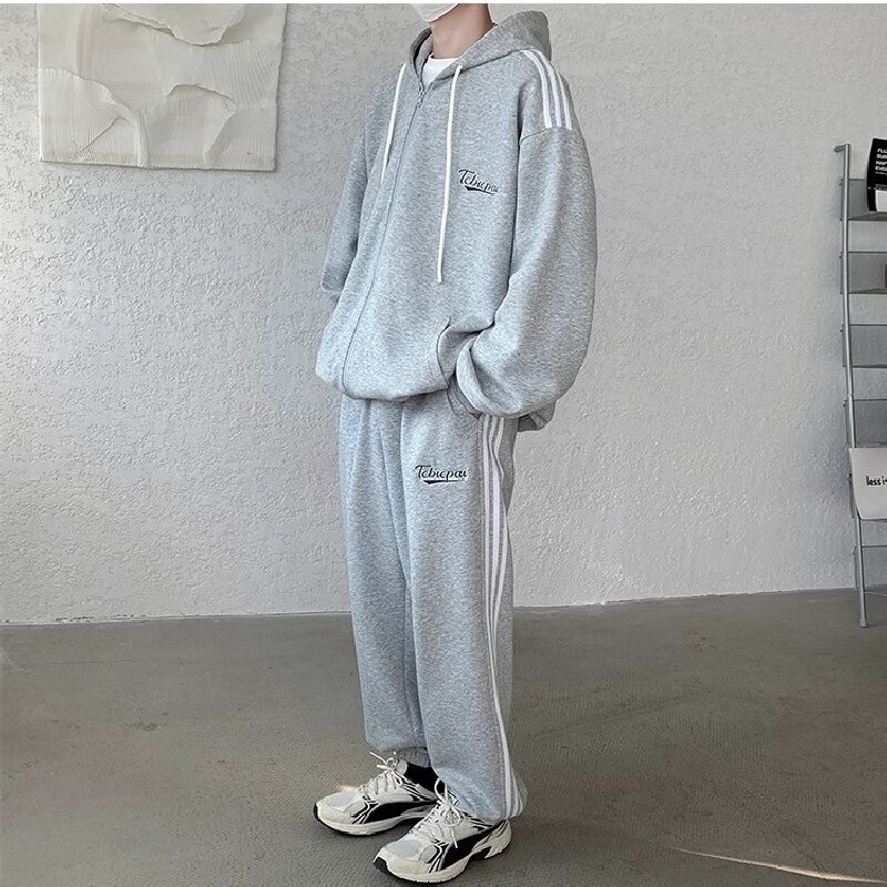 TZ2829FP110新品运动卫衣套装连帽拉链开衫休闲宽松外套,男装休闲套装,星座304A