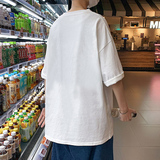 XZ304A-ST313P25新款港风t恤男夏季新款短袖潮牌宽松半袖潮流，男装T恤，星座304A