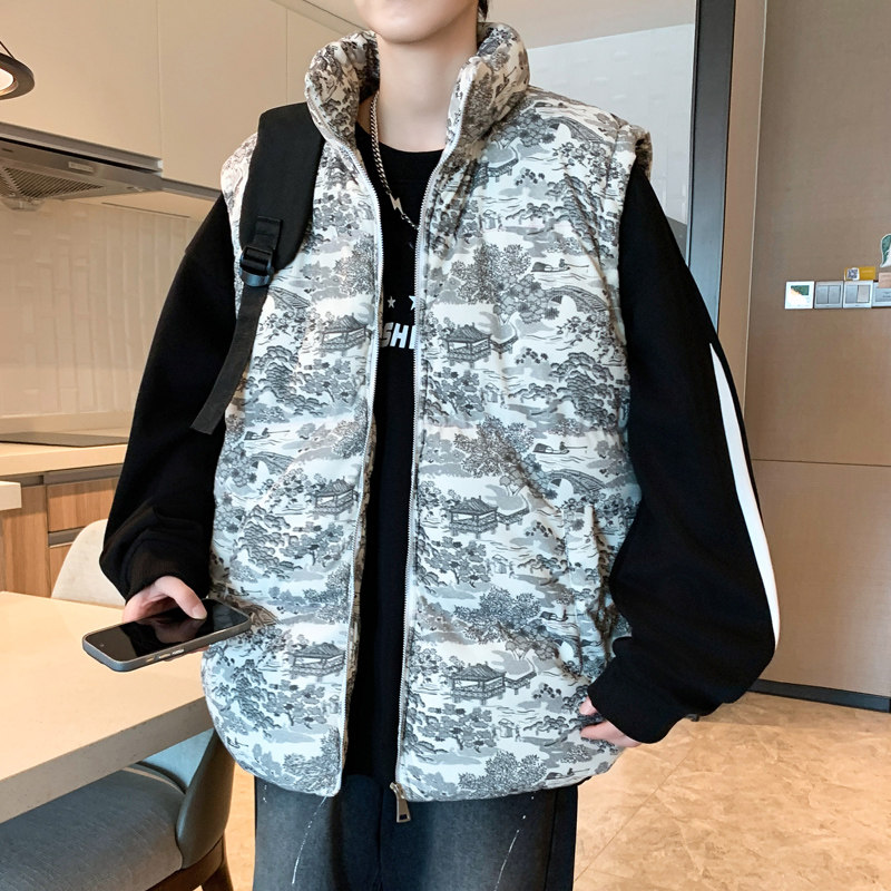 WASSUP【极简都市系列】明星同款YAYA羽棉服马甲男女冬季短款外套