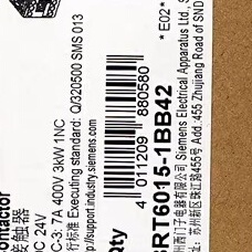 原装正品西门子接触器3RT6015-1BB41直流接触器DC24V全新现货