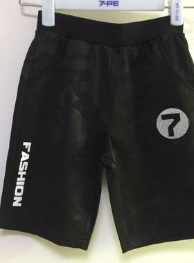 七波辉童装A79065针织五分裤正品男童短裤休闲沙滩裤夏季新款薄裤