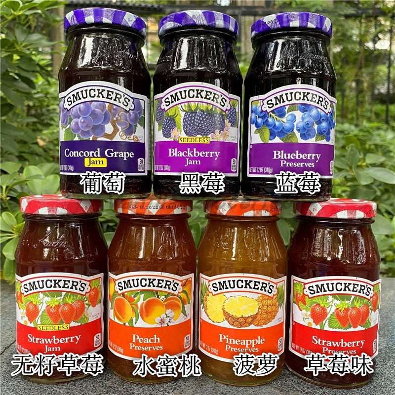 Smuckers Strawberry Preserves 美国进口斯味可草莓果酱