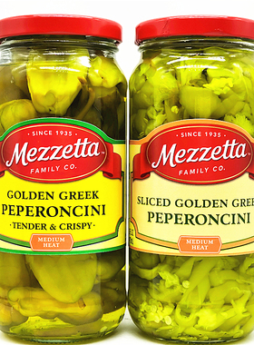 Mezzetta Golden Greek Pepperoncini美瑞嗒棒约翰同款金黄泡辣椒