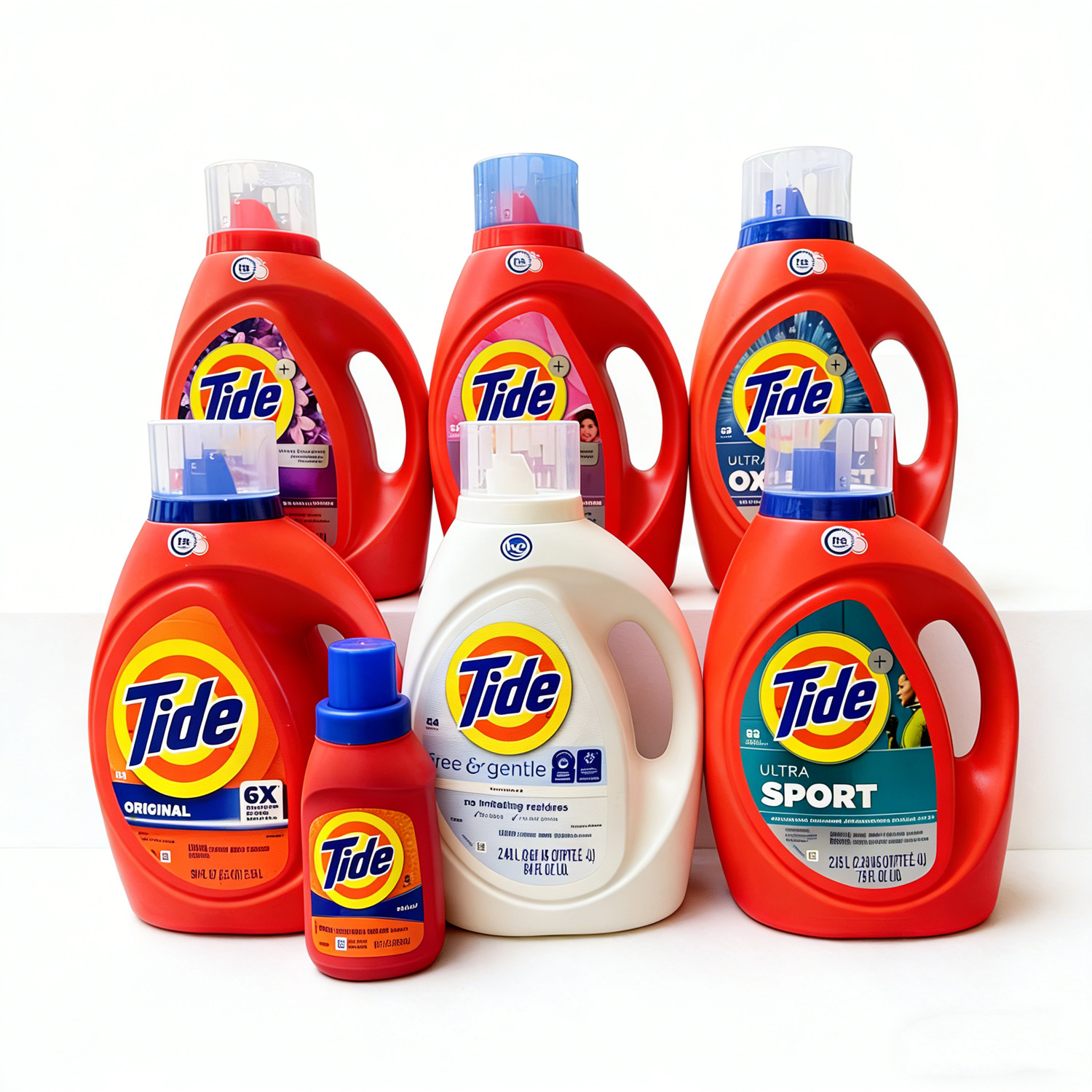 Tide Original Laundry Detergent美国汰渍浓缩原香 花香洗衣液