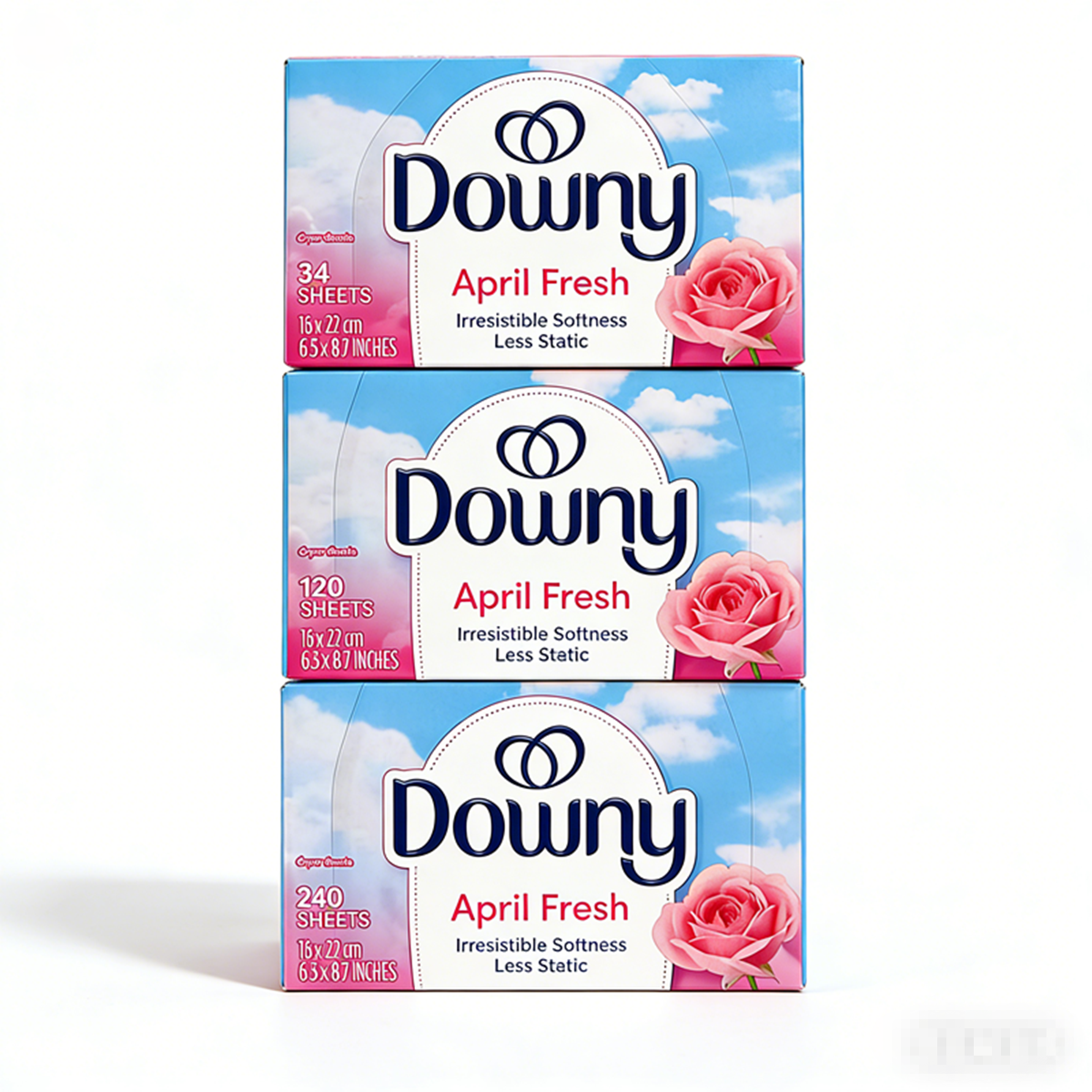 Downy April Fresh Fabric Softener美国当妮衣物柔顺纸香衣片