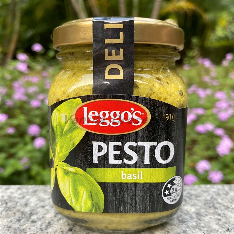 190g Leggo's Pesto basil立格仕传统罗勒意粉酱奶酪坚果青意面酱-封面