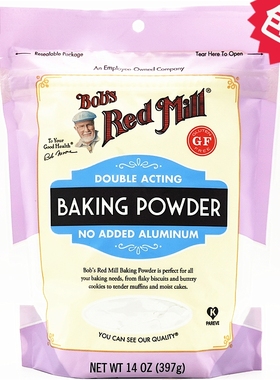 397g鲍勃红磨坊复配膨松剂泡打粉Bob's Red Mill Baking Powder