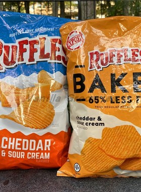 Ruffles Cheddar&Sour Cream美国乐事波浪 芝士奶酪酸奶油薯片