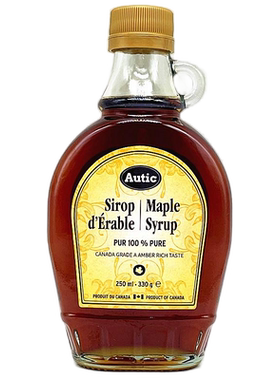 250ml 加拿大进口奥帝纯枫糖浆Autis Maple Syrup 100% Pure
