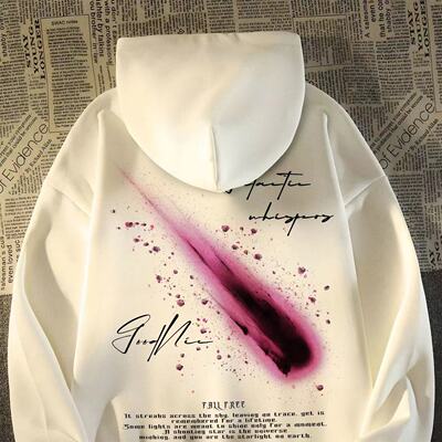 美式高街hiphop重磅纯棉连帽卫衣