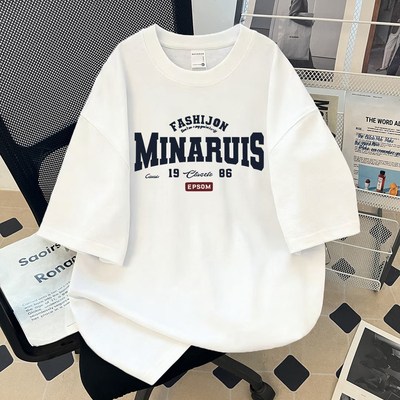 美式潮牌重磅字母印花短袖T恤男