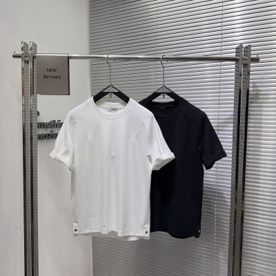 EXO夏季新款男士短袖T恤美式潮流立体痞帅裁剪半袖打底衫上衣潮t