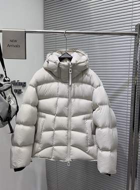 高冲绒300g泡芙连帽羽绒服男冬季高蓬松御寒90白鸭绒情侣外套5868