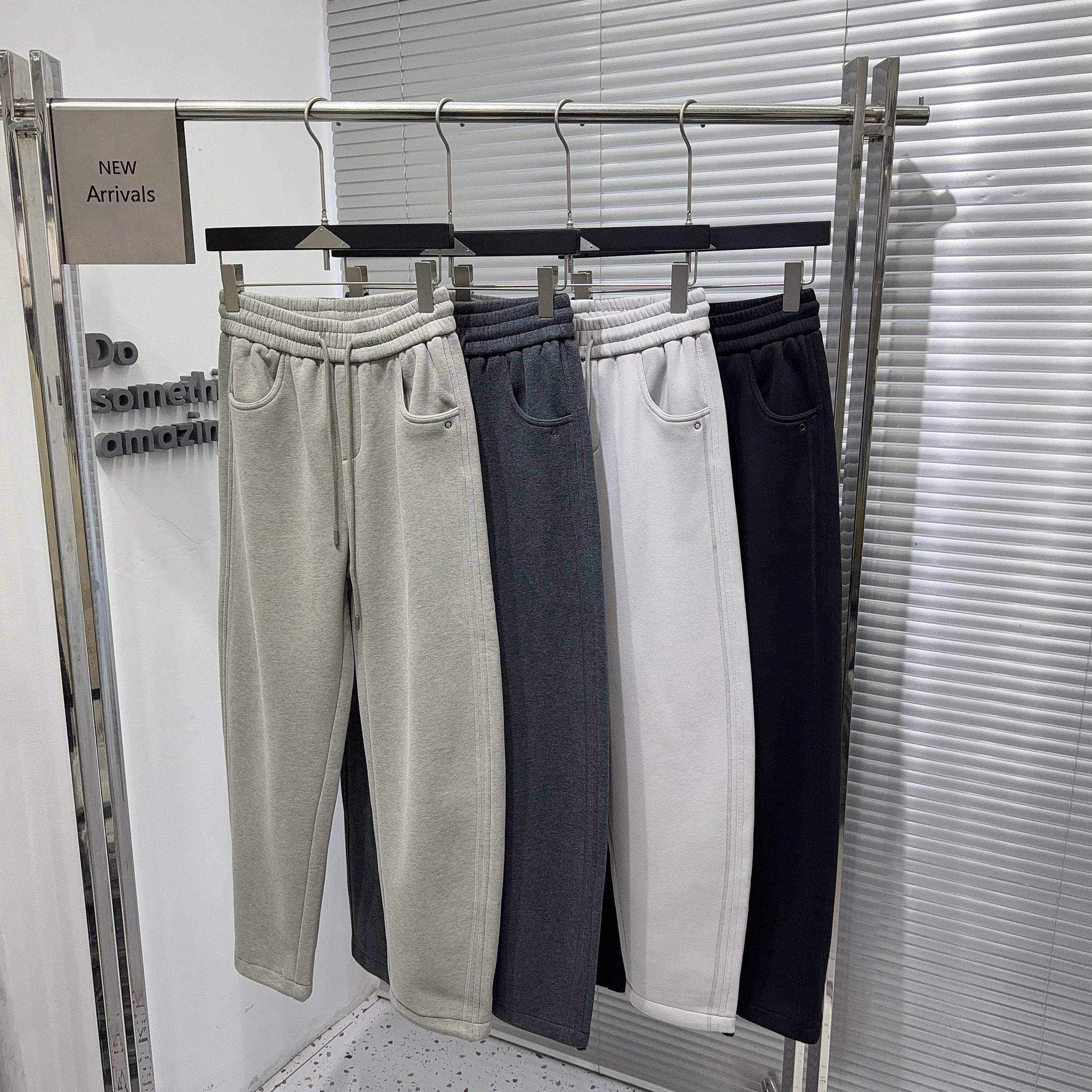 乾尚冬季高质感软糯摇粒绒加厚加绒休闲裤男士运动裤宽松直筒裤子,男装,休闲裤,淘宝优惠券,粉丝福利购,淘宝优惠卷