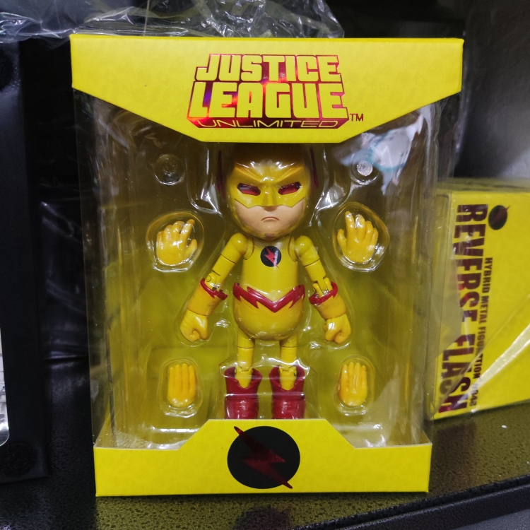 HEROCROSS黄色闪电侠逆闪关节可动合金人仔手办景品DC英雄
