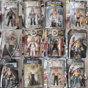 绝版JAKKS6寸7寸WWE职业摔跤手关节可动人偶手办模型玩偶玩具摆件