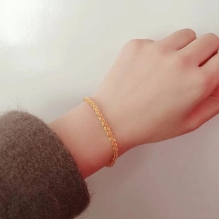 日韩气质简约扇形钛钢玫瑰金手链女个性凤尾菱形桃心手饰新款百搭