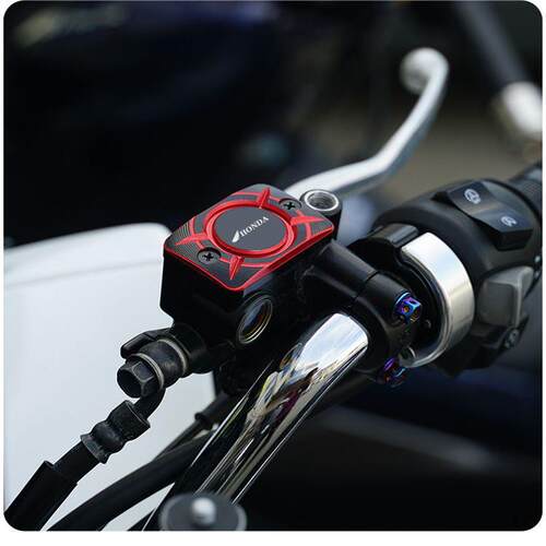 适用UHR150上泵盖摩托车改装幼兽CC110油泵盖PCX160前刹车油壶盖