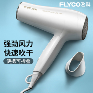 飞科吹风机家用大功率发廊理发店冷热风静音学生电吹风筒可折叠