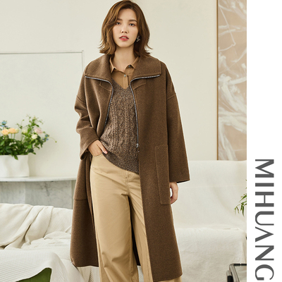 米皇秋冬新款羊绒大衣