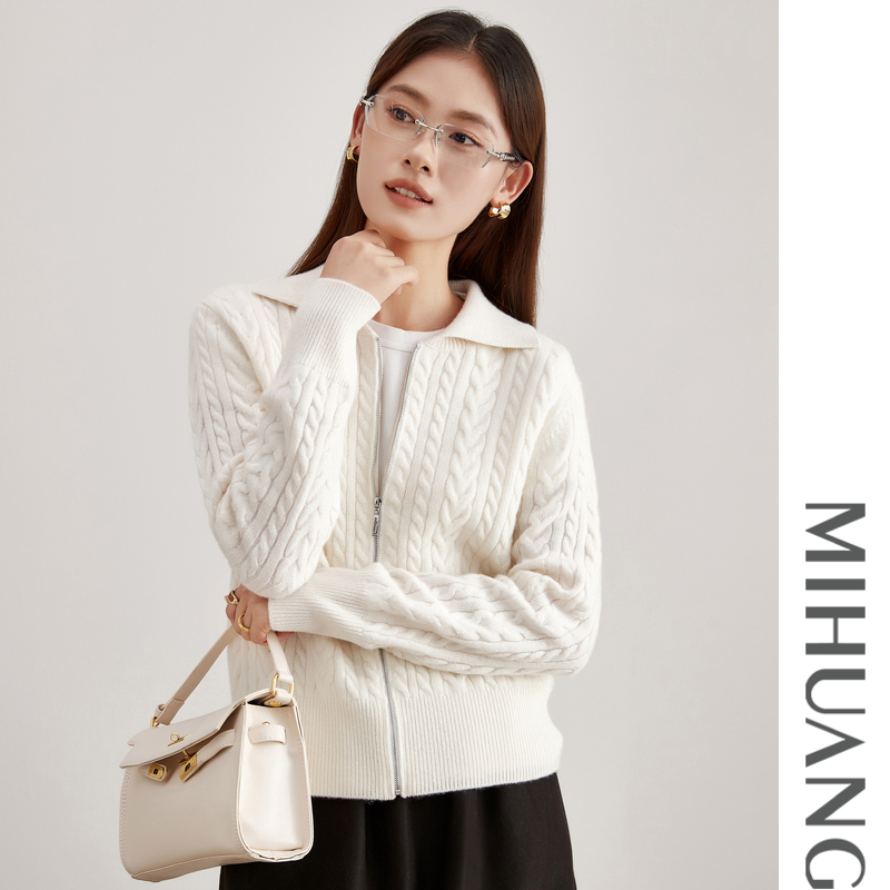 秋季新款 休闲加厚羊绒衫