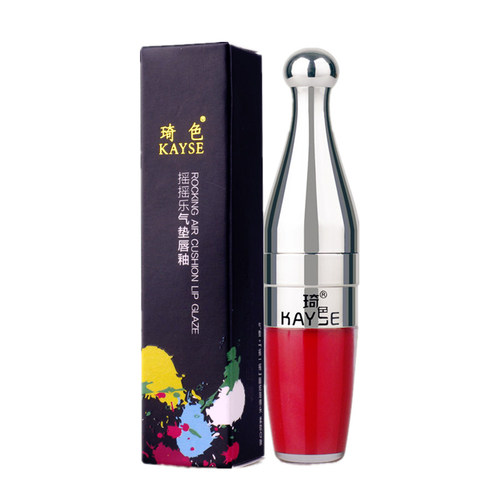 正品琦色摇摇乐气垫唇釉不沾杯掉色口红唇膏唇彩唇蜜包邮