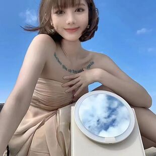 AMIRO觅光包包镜led带灯化妆镜便携日光镜女士手提化妆包梳妆镜子