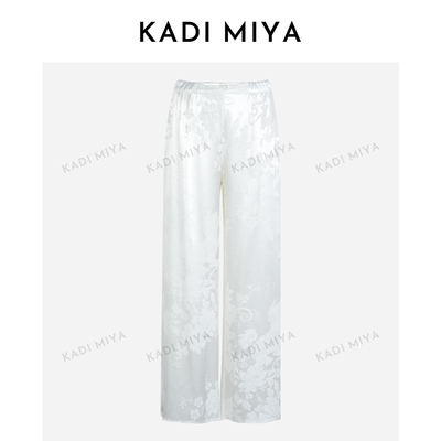 KADIMIYA“醒狮纳福”新中式提花复古休闲裤