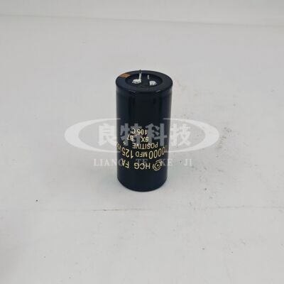 全新日立125V10000UF   牛角电解电容功放音响滤波变频器电解电容
