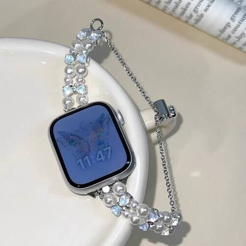 串珠Fit4Fit5于白色10适用蝴蝶结