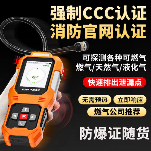可燃气体检测仪煤气天然气液化气