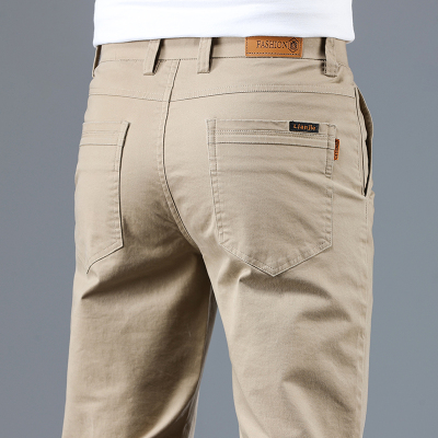 纯棉休闲裤男士冬季加绒加厚