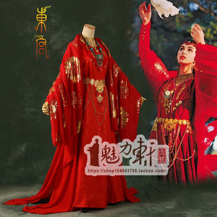影视剧款服装定制东宫小枫女装侠女古装沙漠草原旅行女装异域美装