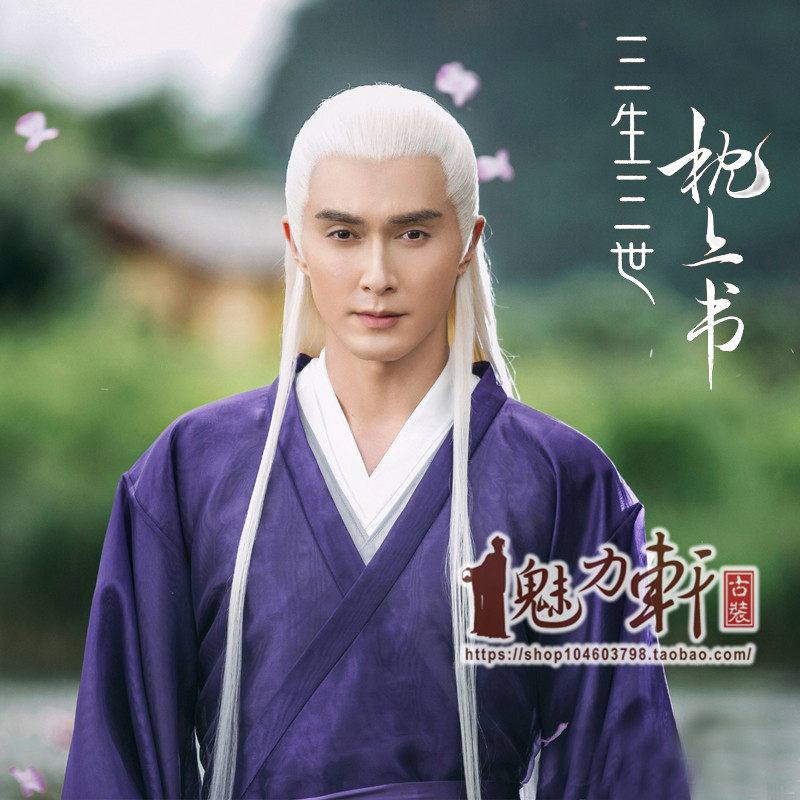 三生三世枕上书东华帝君同款服装高伟光男士古装紫衣男装演出服新