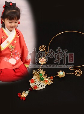 古装六一儿童节演出服璎珞项圈