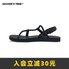 新款包邮夏季溯溪凉鞋平底原宿日系忍者魔术贴多变男女沙滩凉拖鞋