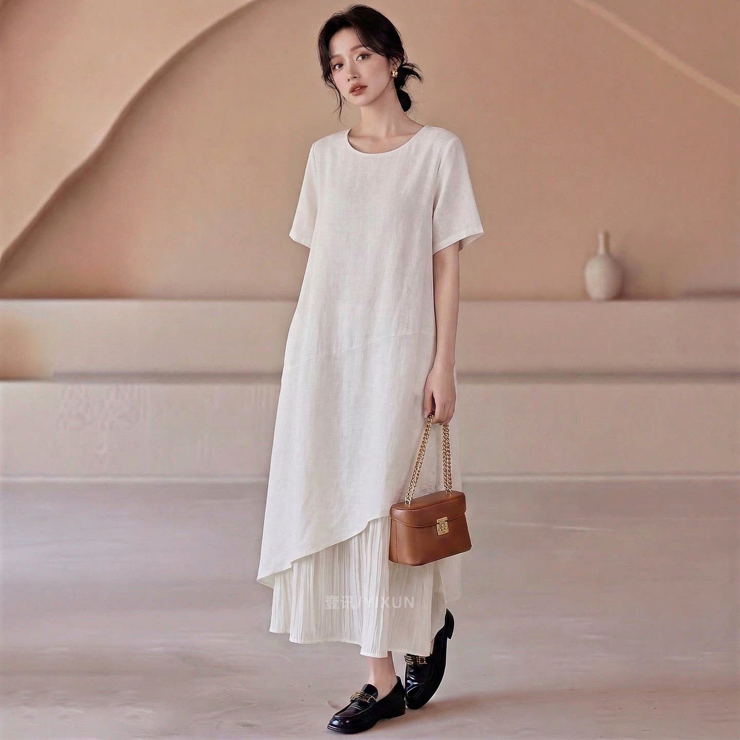 【送运费险】白色连衣裙女春夏