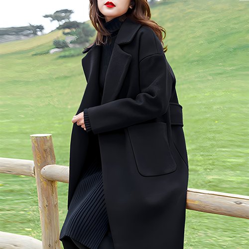 【送运费险】黑色质感外套不起球