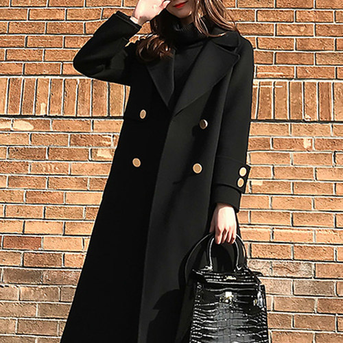 【送运费险】羊绒质感大衣不起球