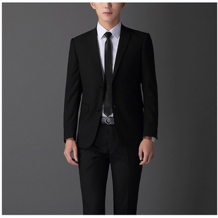 青年男士商务休闲便服西服职业正装西裤新郎结婚礼服潮流西装套装