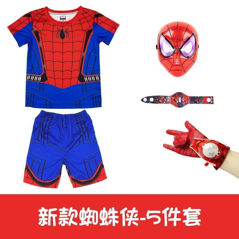 儿童t恤短袖套装男漫威