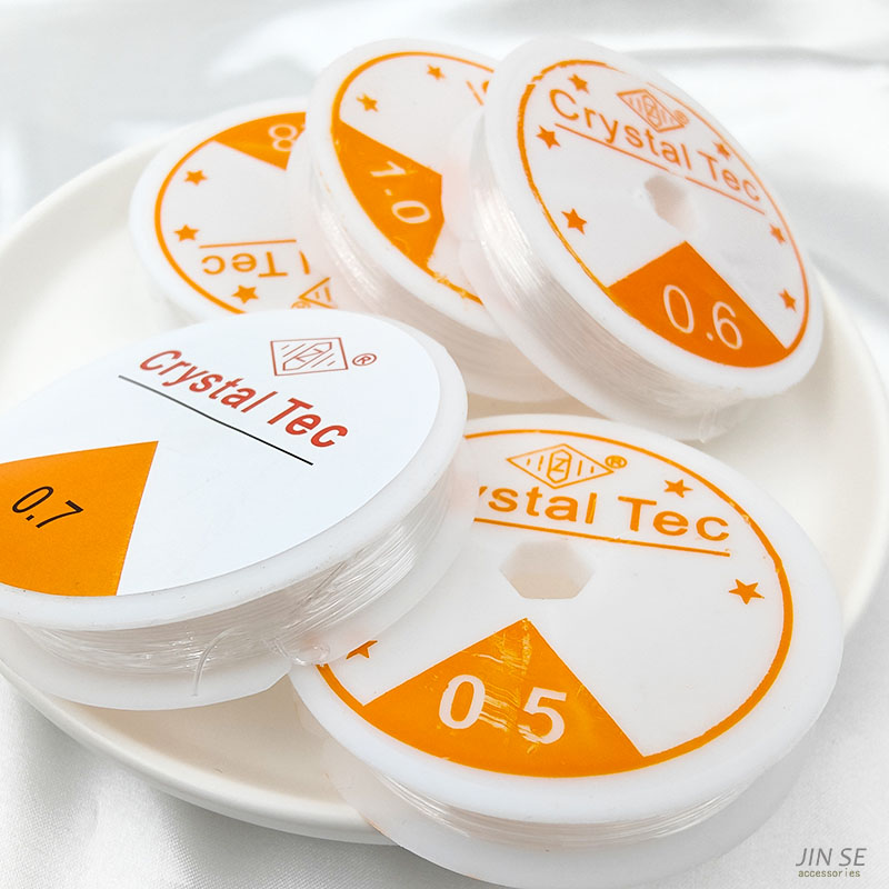 diy透明水晶弹力鱼线手链项链