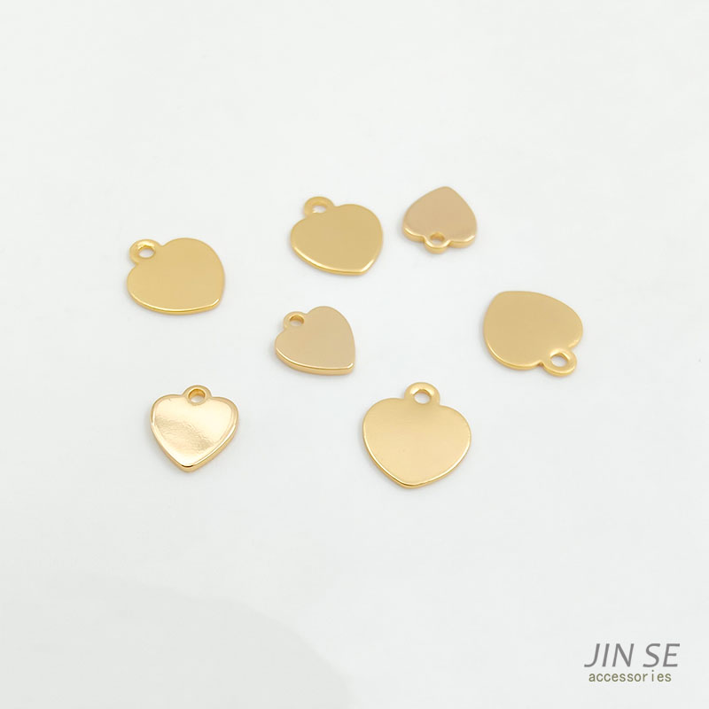 小爱心吊牌刻字logodiy饰品配件