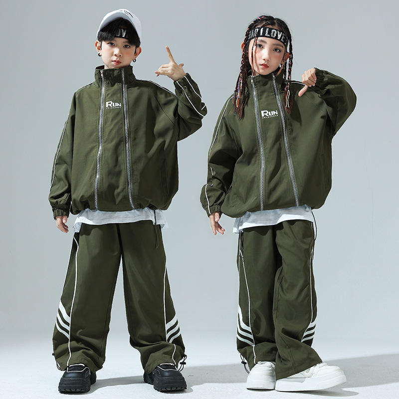 儿童街舞潮服秋季潮牌男女童嘻哈