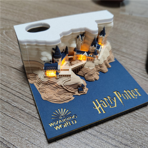 手撕便签哈利波特英文俄文日历